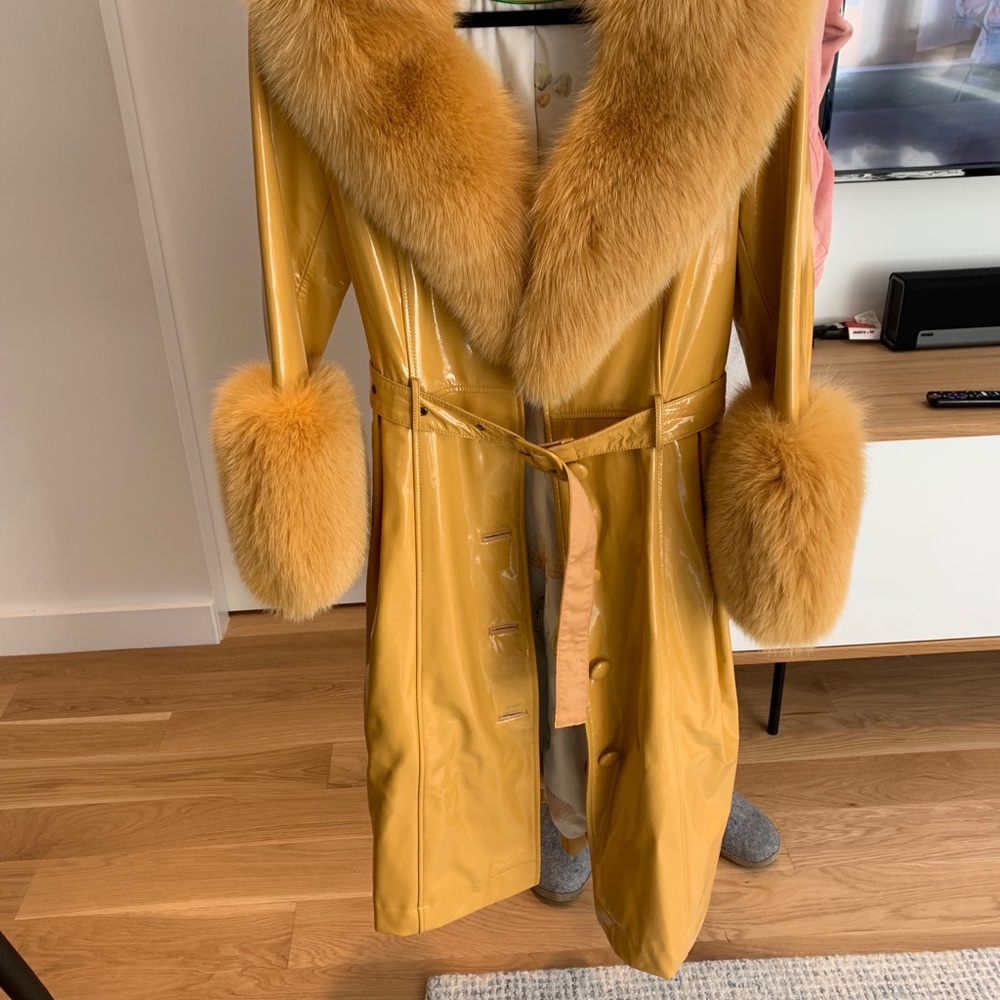 Sakspotts yellow foxy coat